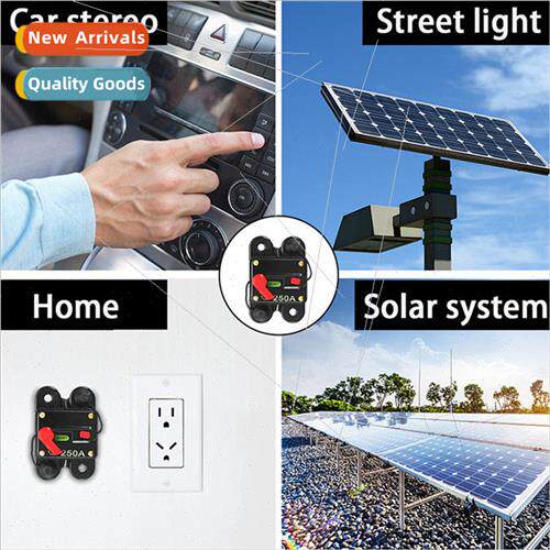 12V 24V Solar DC System Waterproof Circuit Breaker Resetter