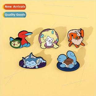 cartoon badge cute metal characte Pokémon Creative