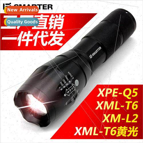 Bright Flashlight Mini Bright Zoom Tactical Flashlight LED F