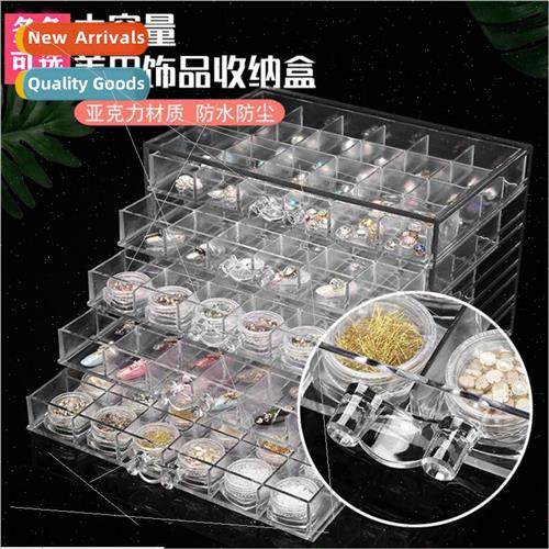 Nail jewelry jewelry storage box 120 compartments large capa