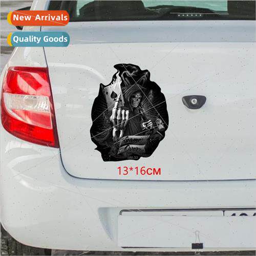 Car Stickers Spooky Ghost Head Ghost Rider Car Stickers Game
