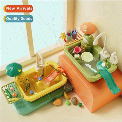 Childrens dishwasher toys electric out of the sink dishwashi