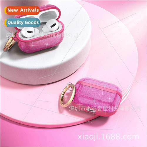适用 AirPods pro pink headphone sticker leather airpods3 fli