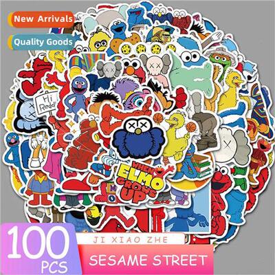 100 Animated Sesame Set KAWS Doodle Stickers ggage Laptop He