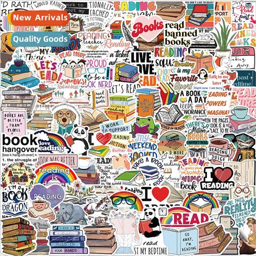 100 Love Reading Doodle Stickers Decorative ggage DIY Waterp