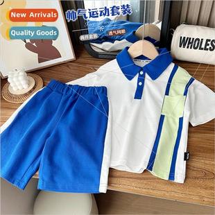 lapel large short shirt polo boys new childrens and Middle