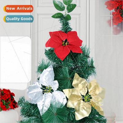 2023 Christmas decorations Christmas large flowers simulatio