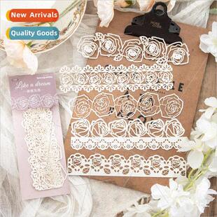 handbook long dream series hollow vintage material lace