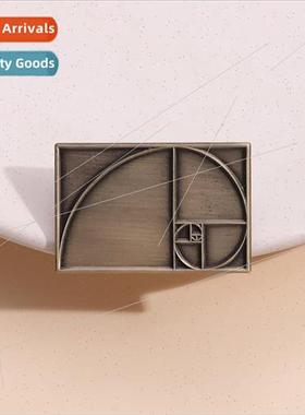 Creative Golden Ratio Fibonacci Numbers Graphic Brooch Backp
