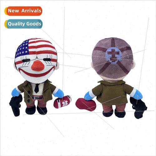 New PayDay 3 plush Harvest Day game  plush doll figurine