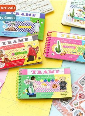 With the wind and you related to Korean coil sticker book cr