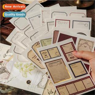 Border Sequence Series Notebook ght Retro Film Stamps Handbo