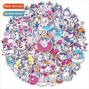 50 pcs unicorn kids stickers new DIY unicorn stars love chil