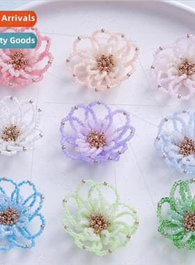 ght luxury colorful double hollowed out petals bowl flower d