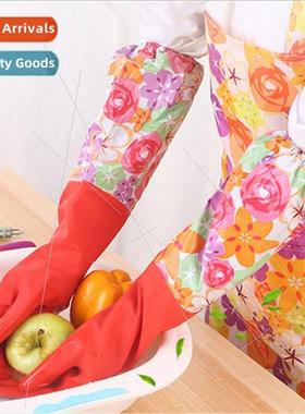 Winter thickened kitchen cleaning dishwashing gloves Extende