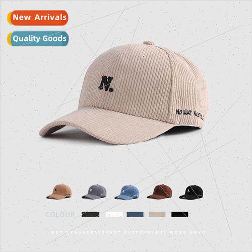 Baseball cap fall and winter womens new hundred hundred cord