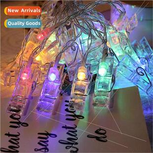 led clip light string creative photo wall decoration light u