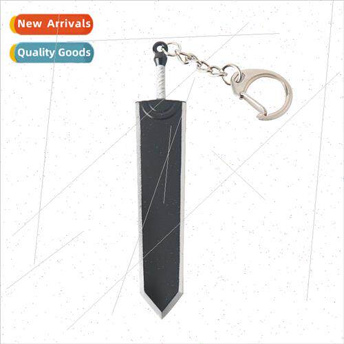 Anime  sword wind saga keychain black swordsman Gus Zang Lon