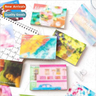 Morning and Evening s Glass Note Book Tearable Portable Smal