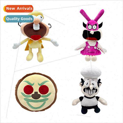 New Peppino pizza tower Plush pizza tower  game dolls toys
