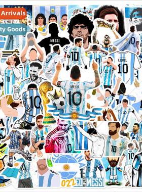50 ball king Messi graffiti stickers line can be decorated g