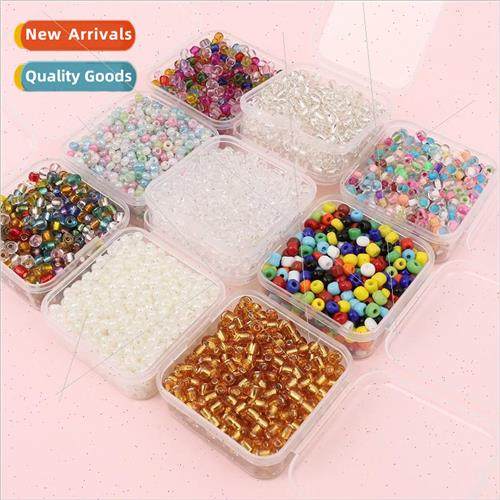 2 3 4mm glass cream mixed color rice beads handmade diy do r