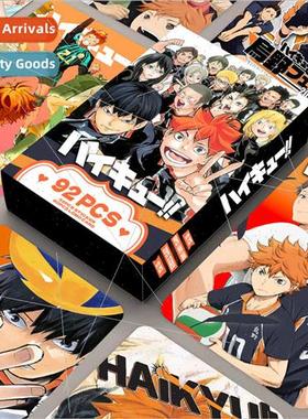 92PCS high-definition color printing photo card anime surrou