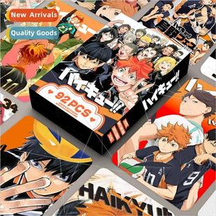 92PCS high-definition color printing photo card anime surrou