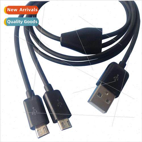 1 meter long USB male to 2 MICRO male split two charging cab