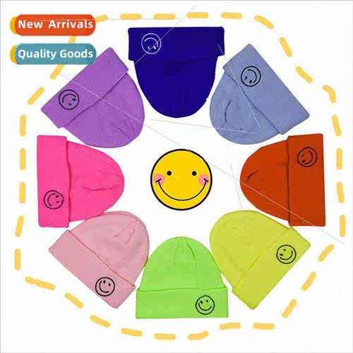2019 fall and winter new childrens melon skin knitted hat sm
