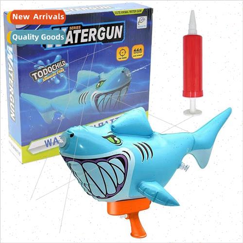 Summer inflatable shark water gun water fight beach outdoor