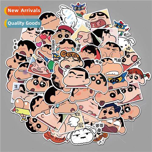 50 cute cute system crayon little new doodle stickers luggag