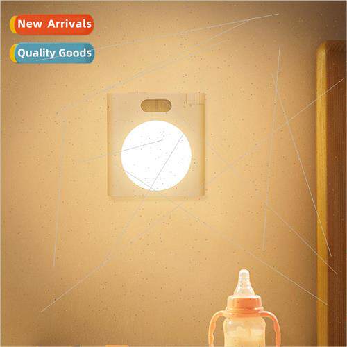 Rotating infinitely dimmable night light switch body sensor