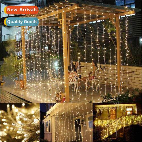 LED curtain light string 3*3 meters 304 lights ice bar light