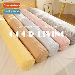 solid pillows color simple velve Cylindrical bean long
