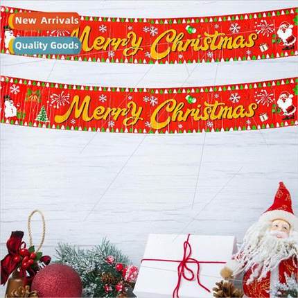 Christmas rain pull Christmas party party decoration top ban