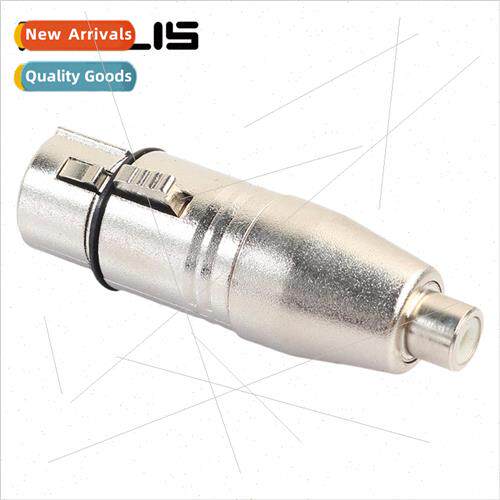 Zinc alloy material XLR female to RCA female lotus head micr