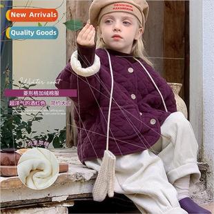 Korean girls cotton new clothing winter Childrens the
