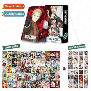 92PCS Cards Spy House Double ded Small Cards LOMO Cards HD P