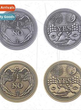 US Embossed YES/NO Decision Coin lver Dollar Crafts Antique