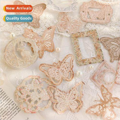 Floating light falling shadow series card pack Retro embosse