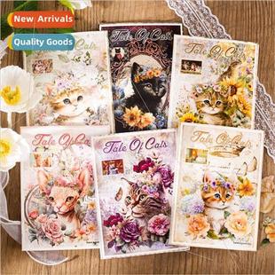 Tales Series Vintage Day Decoration Cat Handbook Pack