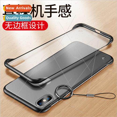 iPhone14pro bezel-less case 适用 apple 13 frosted pc drop-pr