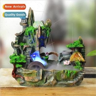 Bonsai Crafts Fish Pond Fountain Humidifier Water