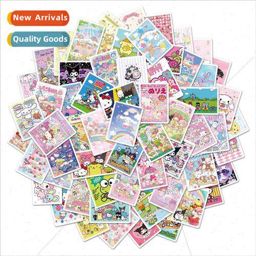 62 packs of popular cartoon characters image graffiti sticke