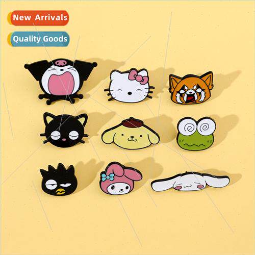 Cute cartoon Sanrio metal badge Kulo rice jade cinnamon dog
