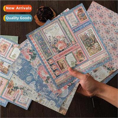 Stamperia Paperback Country fe Garden Flower Vintage Materia