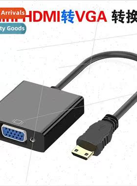 mini HDMI to VGA Adapter Cable HD Converter Computer Connect