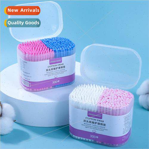 200 disposable cotton swabs spoon double-ended cotton swabs