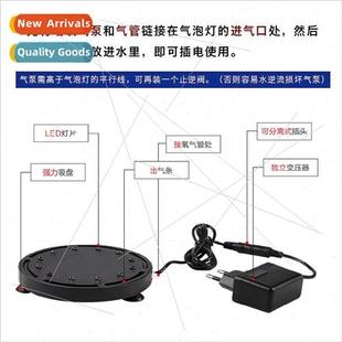 decoration colorful bubble Fish LED aquascape light div tank